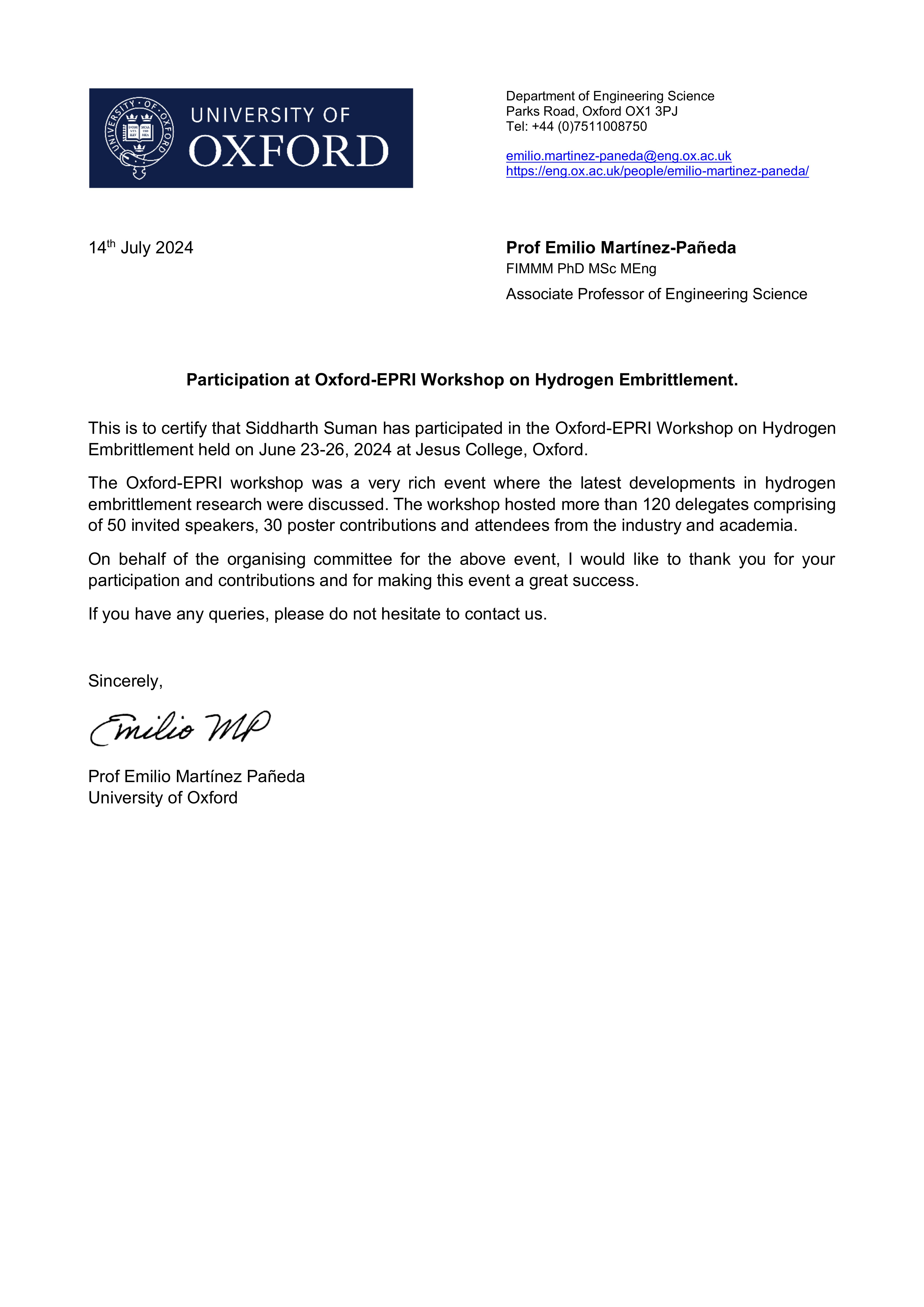 Oxford-EPRI 2024
