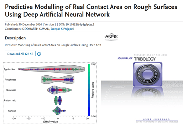 Real Contact Area on Rough Surfaces